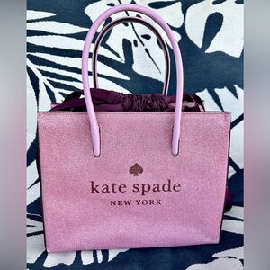 EUC Kate Spade Barbie Pink Bucket Bag